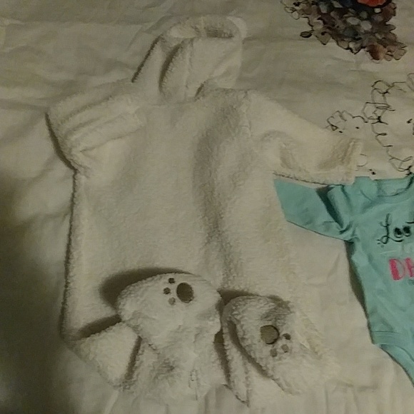 Baby 1st christmas bodysuit NB onesie - Picture 5 of 5